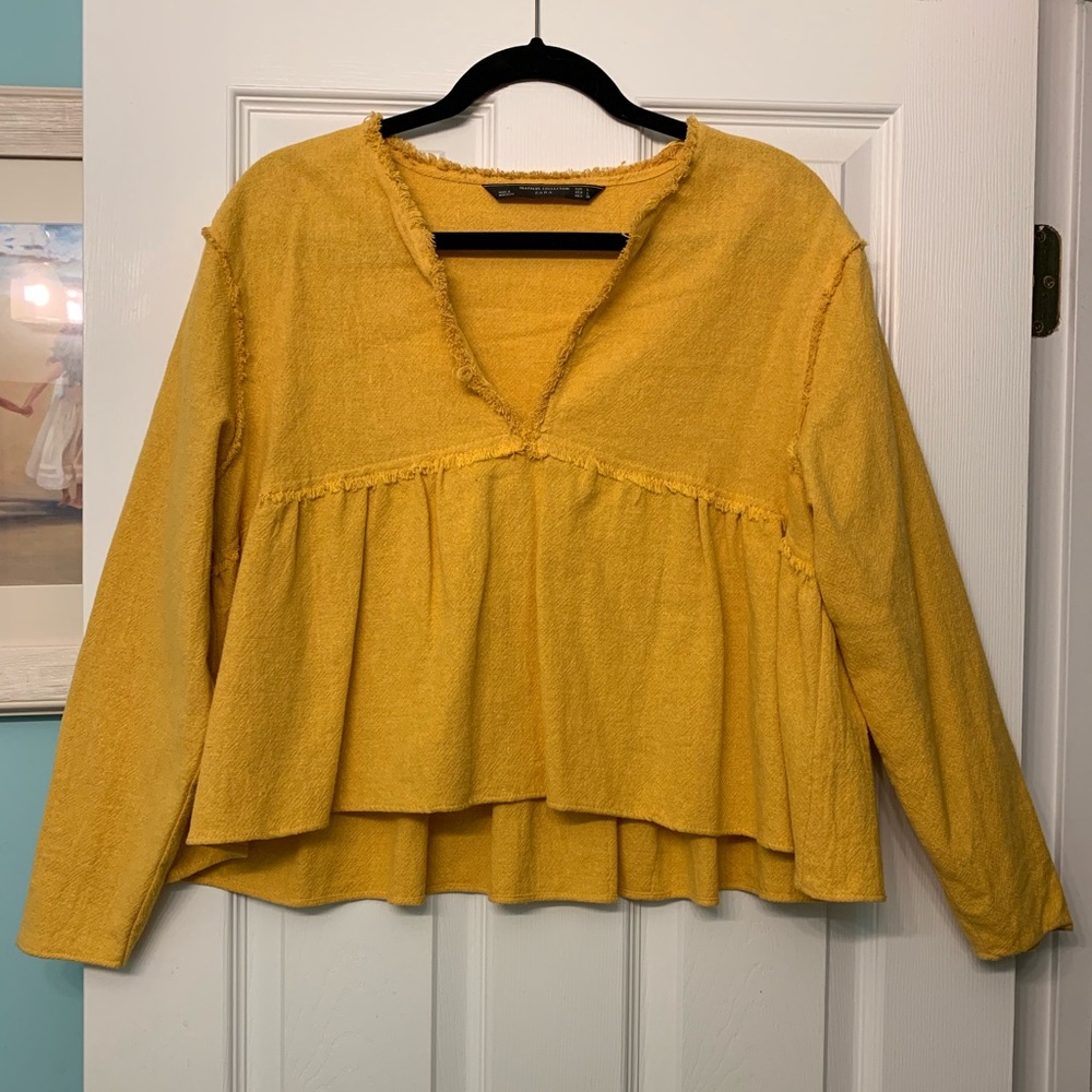 Babydoll golden shirt